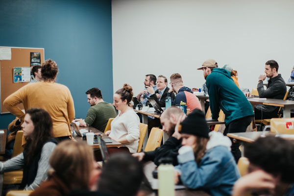 students in classroom