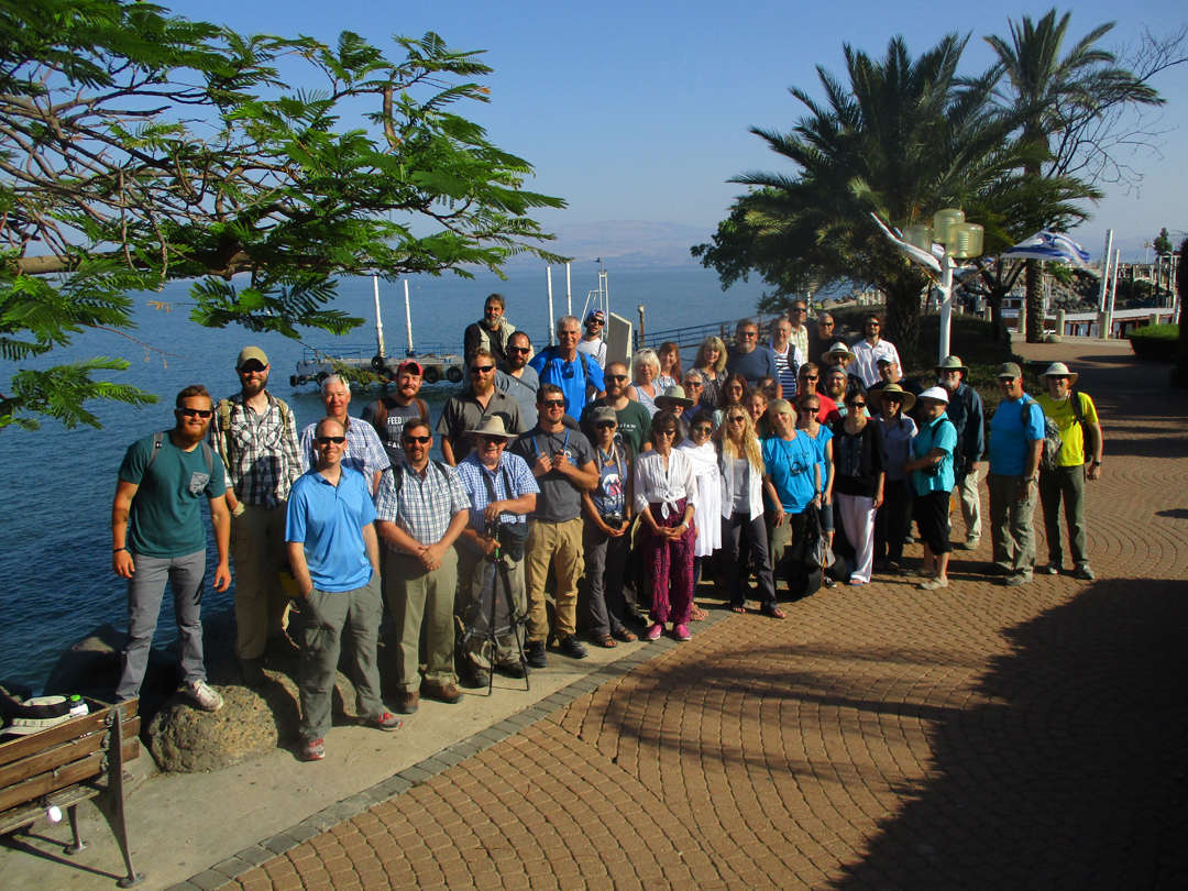 web Students at the Sea of Galilee