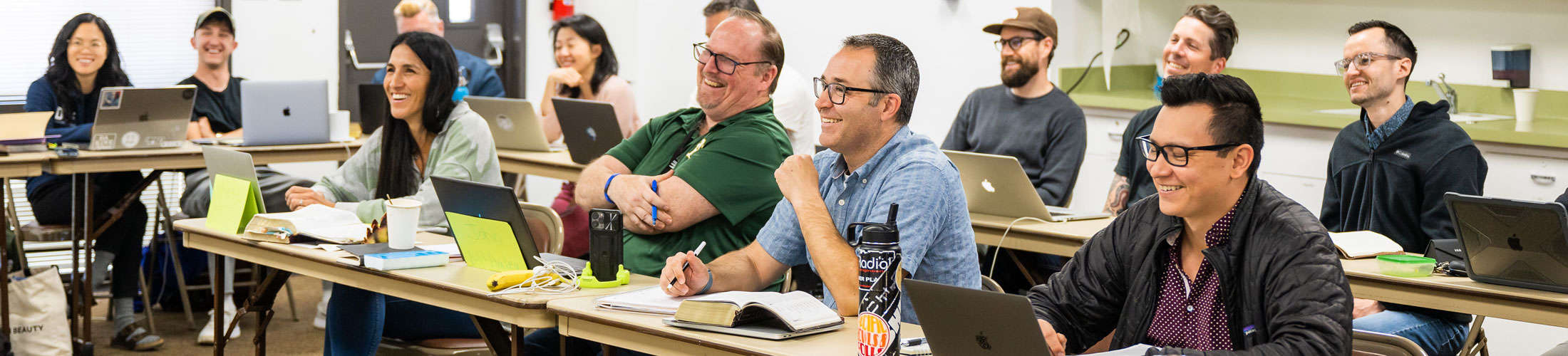students in discussion